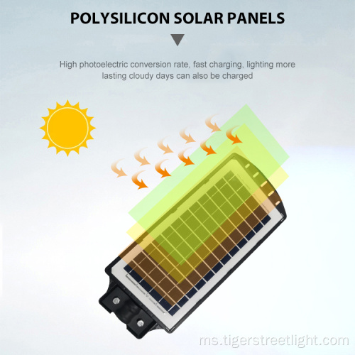 Berkuasa Tinggi COB Luaran Lampu Jalan Diterajui Solar